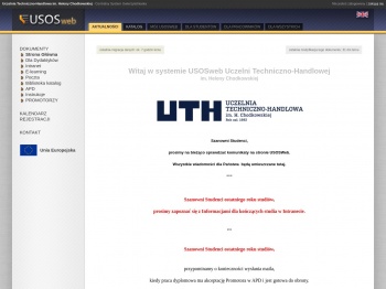 USOSweb - UTH