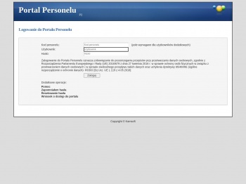 Logowanie do Portalu Personelu - CLO_External_IdentityServer