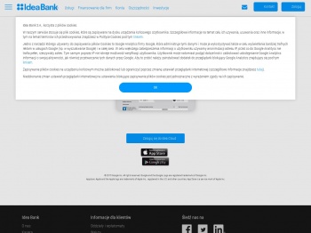 Zaloguj się do bankowości internetowej Idea Cloud - Idea Bank