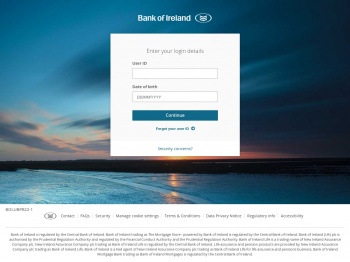 Bank of Ireland 365 Online | Login - Step 1 of 2