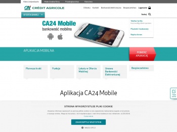Serwis mobilny CA24 - Crédit Agricole