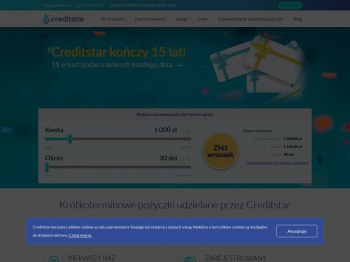 Creditstar: Szybkie pożyczki online do 5 000 zł na dowolny cel