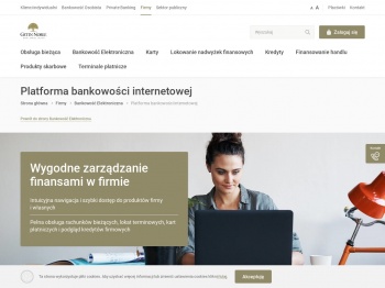 Platforma bankowości internetowej - Getin Bank