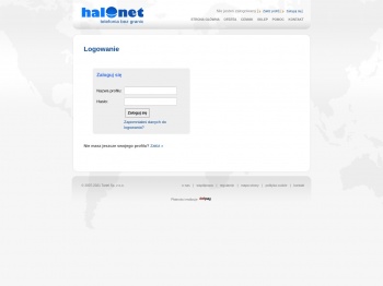 zaloguj się - telefonia internetowa - HaloNet