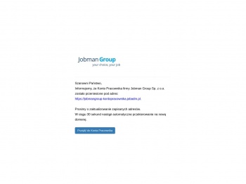 Konto Pracownika Jobman Group: Zmiana domeny serwisu