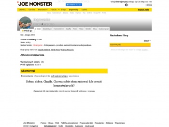 logowanie - Joe Monster.org - Joe Monster