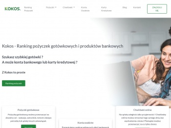 Kokos.pl: Ranking pożyczek gotówkowych