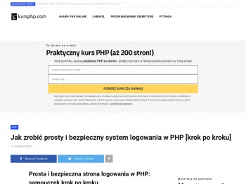 Jak zrobić prosty i bezpieczny system logowania w PHP [krok ...