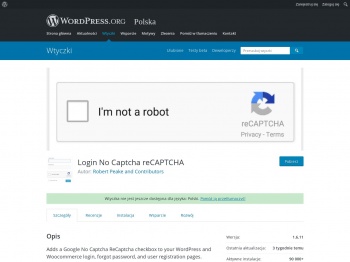Login No Captcha reCAPTCHA – Wtyczka WordPress ...