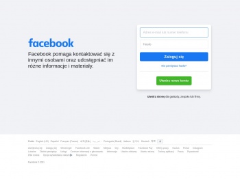 Facebook – zaloguj się lub zarejestruj