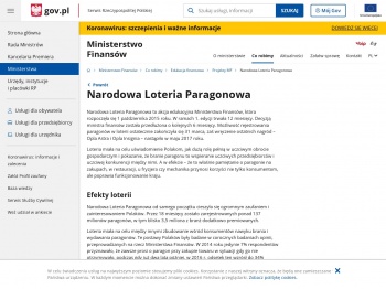 Narodowa Loteria Paragonowa - Ministerstwo ... - Gov.pl
