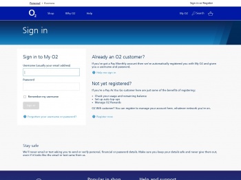 Sign in | View bills , balances and emails in your My O2 account