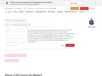 Konto dla Młodych za 0 zł (18-26 lat) - PKO Bank Polski