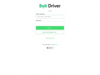 Drive and earn with us - Bolt Partners