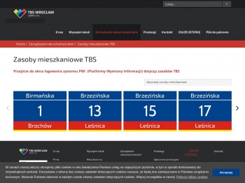 Zasoby mieszkaniowe TBS - TBS Wrocław