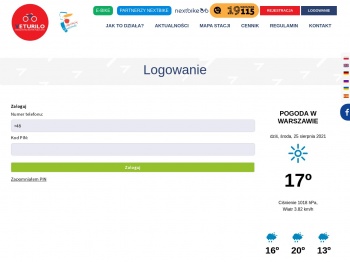 Logowanie - Veturilo - Warszawski Rower Publiczny