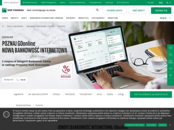 Bankowość internetowa GOonline | BNP Paribas Bank Polska ...