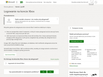 Logowanie na koncie Xbox | Xbox Support
