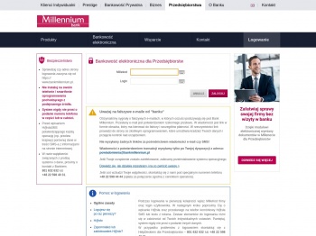 Millenet dla Przedsiębiorstw - - Bank Millennium