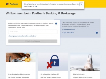 Login - Postbank Banking & Brokerage