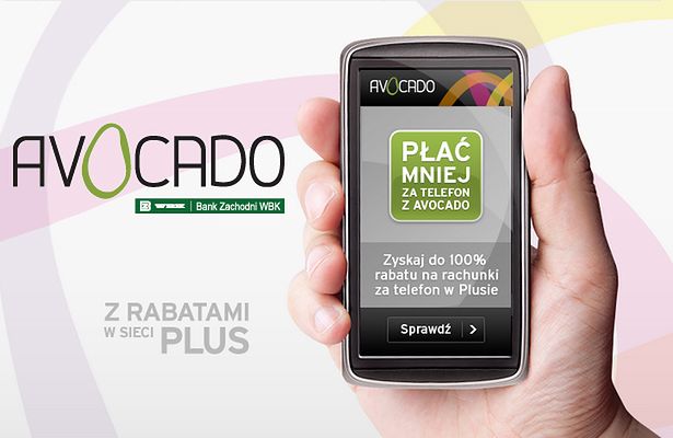 Avocado w Plusie - operacje finansowe przez... SMS!