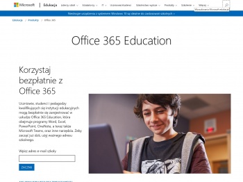 Bezpłatny Microsoft Office 365 dla szkół, uczniów i studentów ...