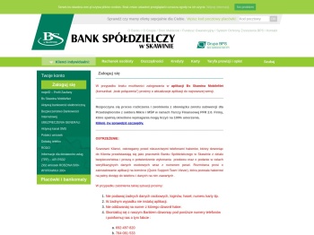 Zaloguj się » Bank Spółdzielczy w Skawinie