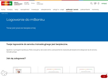 Nowe logowanie do serwisu transakcyjnego | mBank.pl