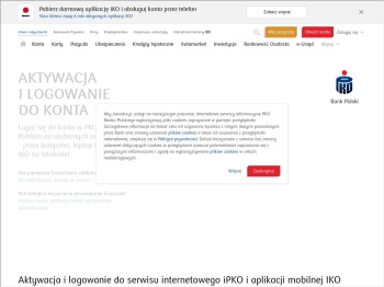 Aktywacja i logowanie do konta w iPKO i IKO - PKO Bank Polski