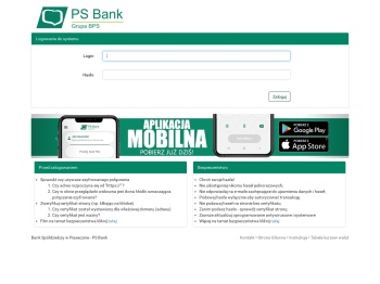eBankNet - Bank Spółdzielczy w Piasecznie