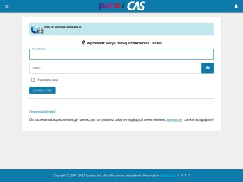 Logowanie - CAS – Central Authentication Service - USOSweb